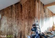 muur hout bekleden