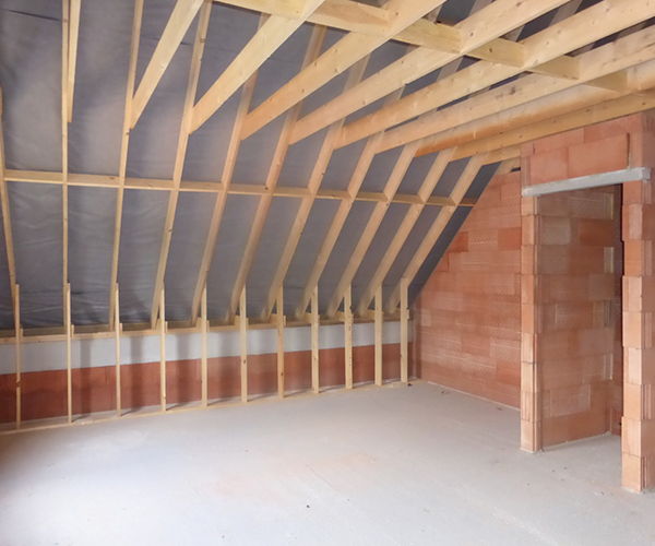 plat dak isoleren langs binnen